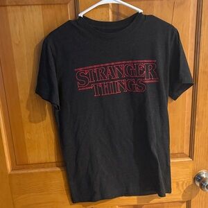 Stranger Things Black Graphic Tee